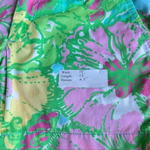 ❤️ LILLY PULITZER hibiscus print The Callahan Short L14 - Picture 5 of 12